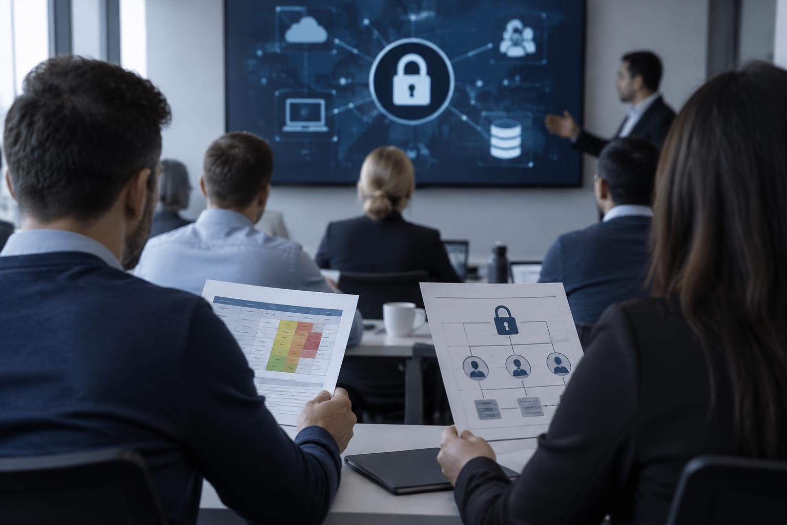 Análisis de un registro de riesgos y controles de acceso a la información