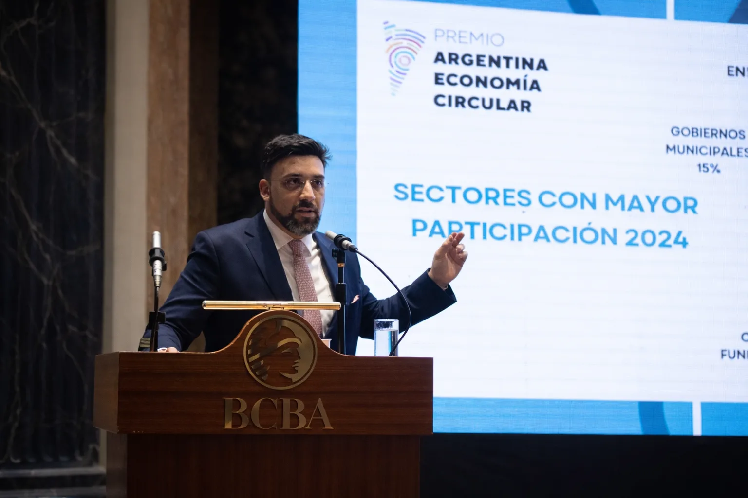 Presentación del Premio Argentina Economía Circular en la Bolsa de Comercio de Buenos Aires