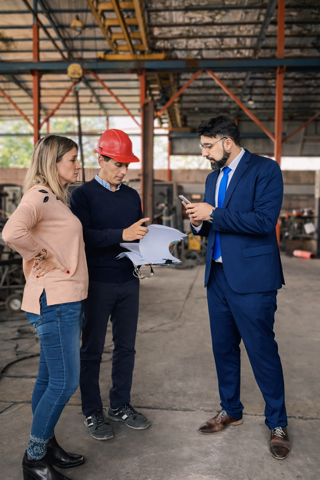 Auditoría metalúrgica en planta argentina