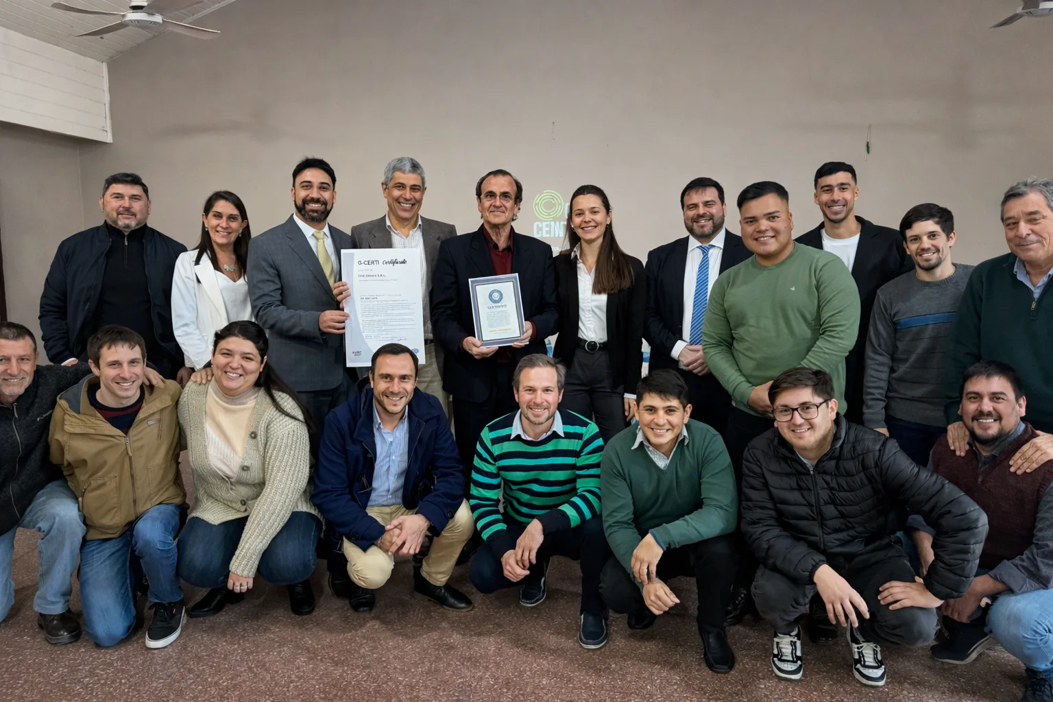 Entrega de certificado ISO 9001 en Argentina