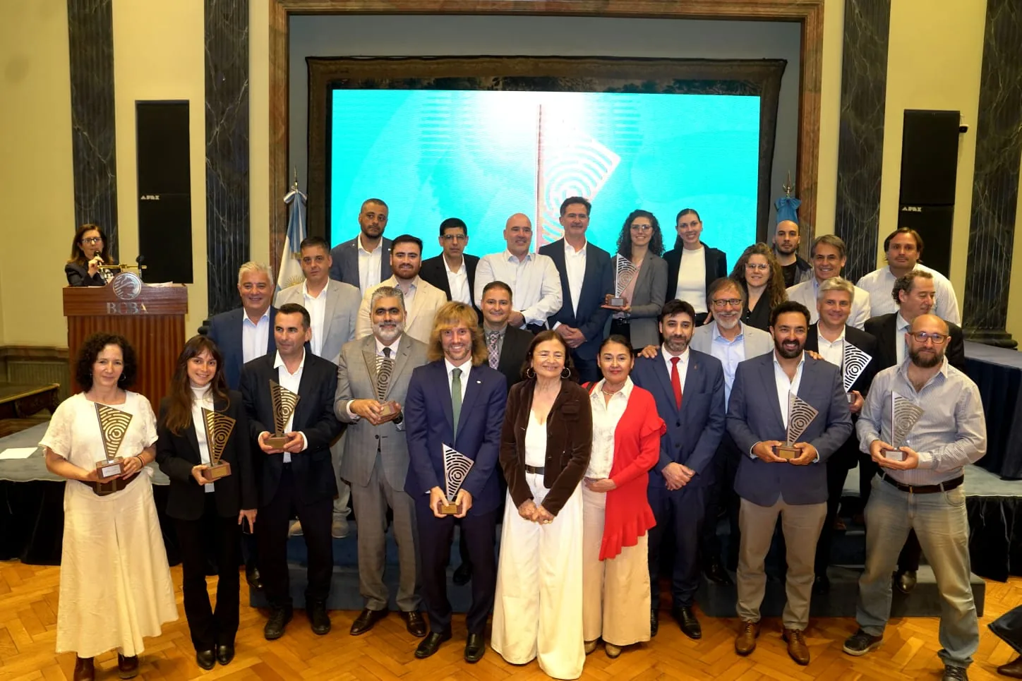 Participantes reunidos durante el encuentro del Premio Argentina Economía Circular